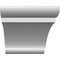 Ekena Millwork 4-in. W x 26-in. D x 38-in. H Olympic Architectural Grade PVC Knee Brace BRCP04X26X38OLY - alternate 4